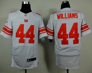 Nike New York Giants #44 Andre Williams White Men's Stitched NFL Elite Jersey