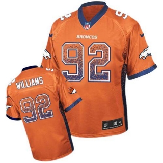 Nike Denver Broncos #92 Sylvester Williams Orange Team Color Men's Stitched NFL Elite Drift Fashion