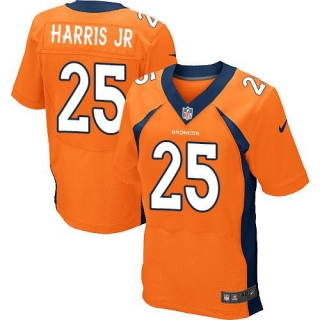 Nike Denver Broncos #25 Chris Harris Jr Orange Team Color Men's Stitched NFL New Elite Jersey