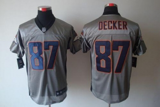 Nike Denver Broncos #87 Eric Decker Grey Shadow Men's Stitched NFL Elite Jersey