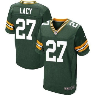Nike Green Bay Packers #27 Eddie Lacy Green Team Color Men's Stitched NFL Elite Jersey