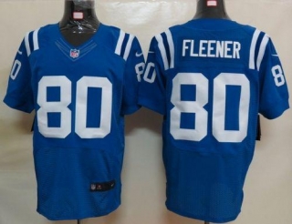 Nike Indianapolis Colts #80 Coby Fleener Royal Blue Team Color Men's Stitched NFL Elite Jersey