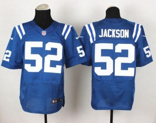 Nike Indianapolis Colts #52 D'Qwell Jackson Royal Blue Team Color Men's Stitched NFL Elite Jersey