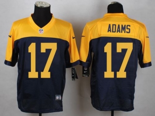 Nike Green Bay Packers #17 Davante Adams Navy Blue Alternate Men's Stitched NFL New Elite Jersey