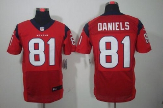 Nike Houston Texans -81 Owen Daniels Red Alternate Mens Stitched NFL Elite Jersey