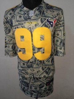 Nike Houston Texans -99 JJ Watt Dollar Fashion Mens Stitched NFL Elite Jersey