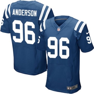 Nike Indianapolis Colts #96 Henry Anderson Royal Blue Team Color Men‘s Stitched NFL Elite Jersey