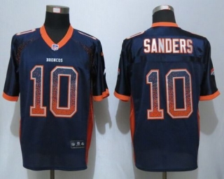Nike Denver Broncos #10 Emmanuel Sanders Navy Blue Alternate Men's Stitched NFL Elite Drift Fashion
