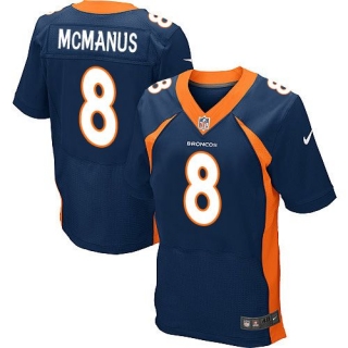 Nike Denver Broncos #8 Brandon McManus Navy Blue Alternate Men's Stitched NFL New Elite Jersey