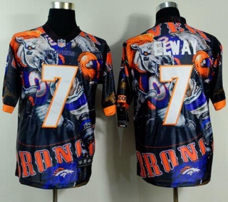 Nike Denver Broncos #7 John Elway Team Color Men's Stitched NFL Elite Fanatical Version Jersey