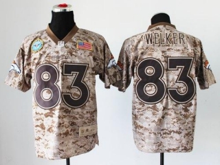 Nike Denver Broncos #83 Wes Welker Camo Men's Stitched NFL New Elite USMC Jersey