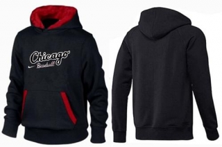 Chicago White Sox Pullover Hoodie Black Red