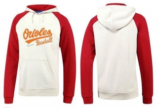 Baltimore Orioles Pullover Hoodie White Red