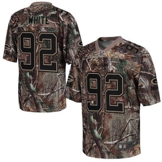 Nike Green Bay Packers #92 Reggie White Camo Men's Stitched NFL Realtree Elite Jersey