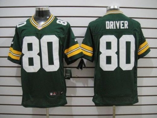 Nike Green Bay Packers #80 Donald Driver Green Team Color Men's Stitched NFL Elite Jersey