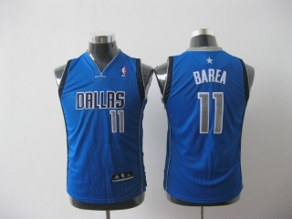Dallas Mavericks #11 Jose Barea Baby Blue Stitched Youth NBA Jersey