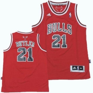 Chicago Bulls #21 Jimmy Butler Red Revolution 30 Stitched Youth NBA Jersey