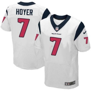 Nike Houston Texans #7 Brian Hoyer White Men's Stitched NFL Elite Jersey