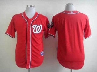 Washington Nationals Blank Red Cool Base Stitched MLB Jersey