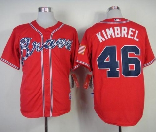 Atlanta Braves #46 Craig Kimbrel Red Cool Base Stitched MLB Jersey