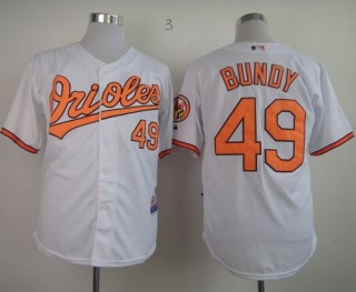 Baltimore Orioles #49 Dylan Bundy White Cool Base Stitched MLB Jersey