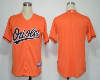 Baltimore Orioles Blank Orange Cool Base Stitched MLB Jersey