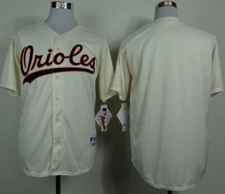 Baltimore Orioles Blank Cream 1954 Turn Back The Clock Stitched MLB Jersey