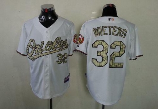 Baltimore Orioles #32 Matt Wieters White USMC Cool Base Stitched MLB Jersey