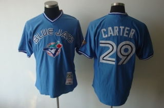 Mitchell And Ness Toronto Blue Jays #29 Joe Carter Blue Stitched MLB Jersey