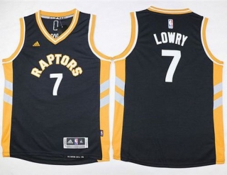 Toronto Raptors #7 Kyle Lowry Black Youth Stitched NBA Jersey