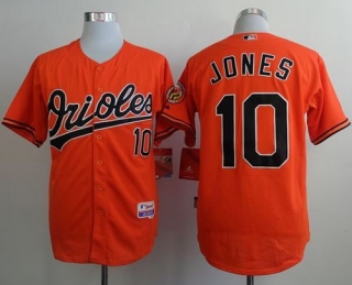 Baltimore Orioles #10 Adam Jones Orange Cool Base Stitched MLB Jersey