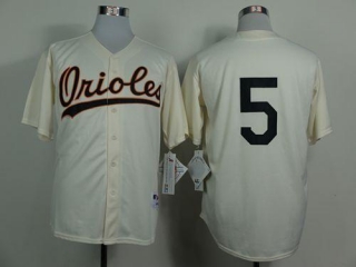 Baltimore Orioles #5 Brooks Robinson Cream 1954 Turn Back The Clock Stitched MLB Jersey