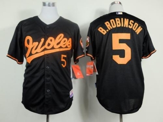 Baltimore Orioles #5 Brooks Robinson Black Cool Base Stitched MLB Jersey