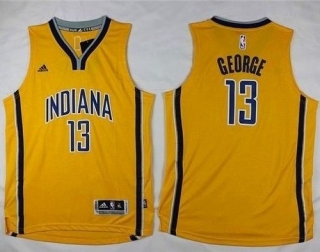 Indiana Pacers #13 Paul George Yellow Youth Stitched NBA Jersey