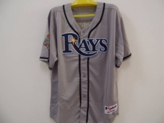 Tampa Bay Rays #19 Scott Kazmir Stitched Grey MLB Jersey