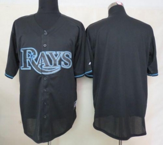 Tampa Bay Rays Blank Black Fashion Stitched MLB Jersey