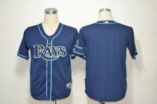 Tampa Bay Rays Blank Dark Blue Cool Base Stitched MLB Jersey