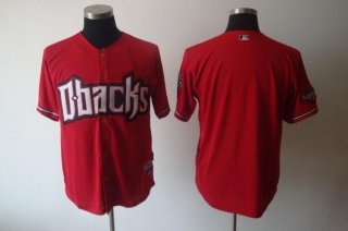 Arizona Diamondbacks Blank Red Cool Base Stitched MLB Jersey