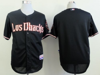 Arizona Diamondbacks Blank Black Cool Base Stitched MLB Jersey