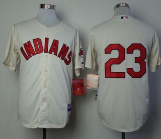 Cleveland Indians -23 Michael Brantley Cream Alternate 2 Cool Base Stitched MLB Jersey