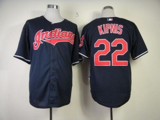 Cleveland Indians -22 Jason Kipnis Navy Blue Cool Base Stitched MLB Jersey