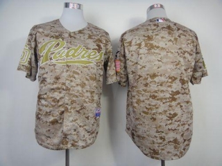 San Diego Padres Blank Camo Alternate 2 Cool Base Stitched MLB Jersey