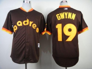 San Diego Padres #19 Tony Gwynn Coffee 1984 Turn Back The Clock Stitched MLB Jersey