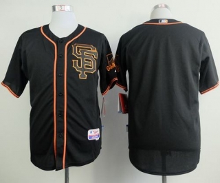 San Francisco Giants Blank Black Alternate Cool Base Stitched MLB Jersey