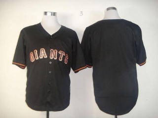 San Francisco Giants Blank Black Fashion Stitched MLB Jersey