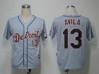 Detroit Tigers #13 Alex Avila Grey Cool Base Stitched MLB Jersey