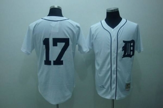 Mitchell and Ness Detroit Tigers #17 Denny McClain Stitched White Throwback MLB Jersey