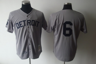 Mitchell And Ness 1968 Detroit Tigers #6 Al Kaline Grey Stitched MLB Jersey