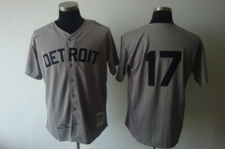 Mitchell And Ness 1968 Detroit Tigers #17 Denny McClain Grey Stitched MLB Jersey