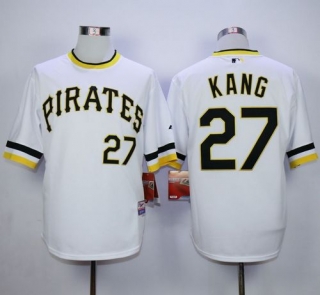 Pittsburgh Pirates #27 Jung-ho Kang White Alternate 2 Cool Base Stitched MLB Jersey